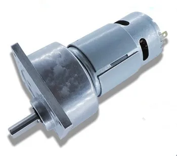

maithoga JGB60-775 Micro DC Brush Gear Motor Machine Intelligent Equipment Low Speed Motor 24V 300RPM (D Shaft)