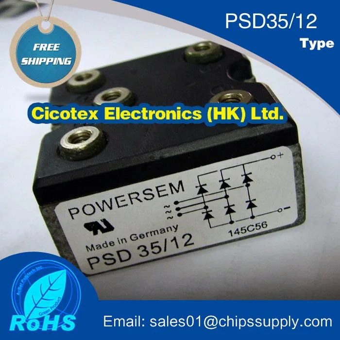 

PSD35/12 IGBT MODULE IC CONVRTR DC/DC PSD35-12 PSD 35/12