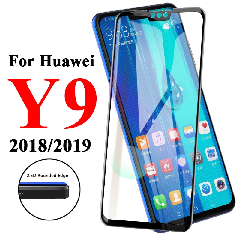 Защитное стекло для huawei Y9 9Y Y 9 Y92019 Y92018 защита экрана из закаленного стекла защитная пленка полное покрытие