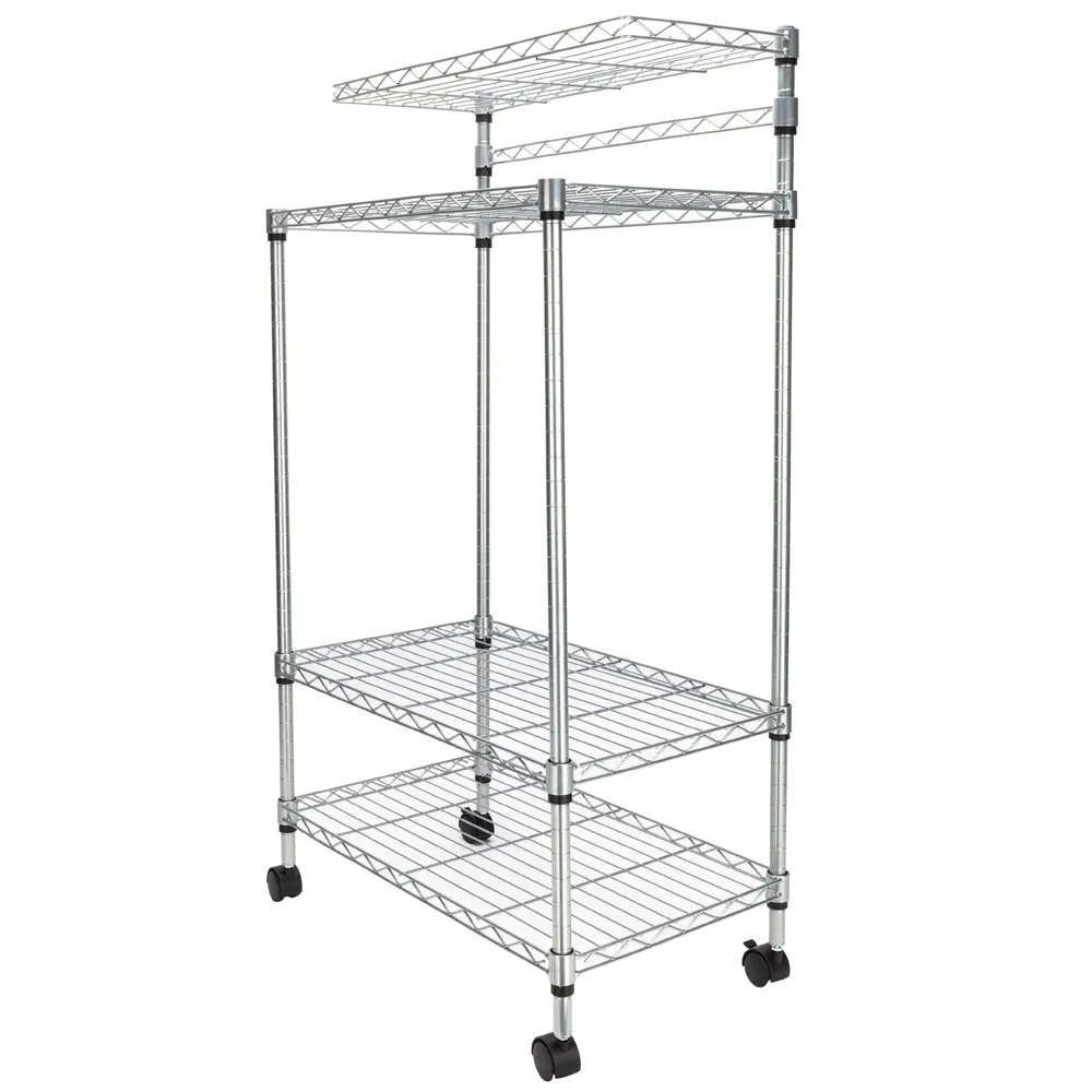 4 Layer Adjule Kitchen Bakers Rack Shelf Microwave Oven Stand Bakers Rack Shelf Microwave Oven