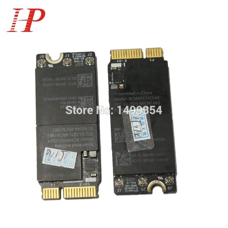

Genuine New For Apple Macbook Retina 15'' A1398 Network Card Airport Bluetooth 4.0 Wifi Board BCM94331CSAX 100MB 2012 Year