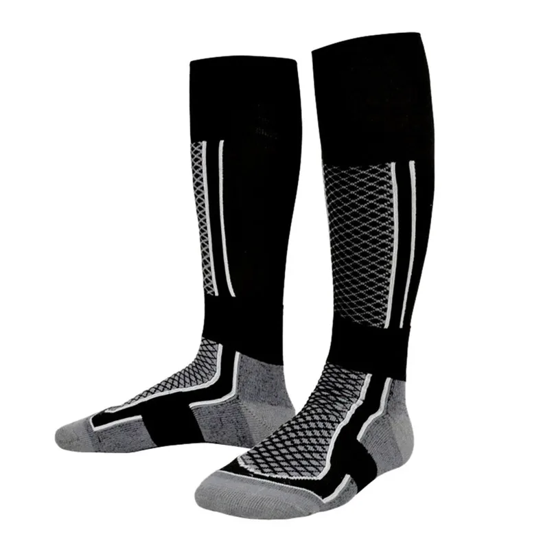 Skiing Socks Mens Women Winter Sports Socks Hike Walking Long Crew Boots Socks Wear-Resistant Warm Skiing #2D05 (4)
