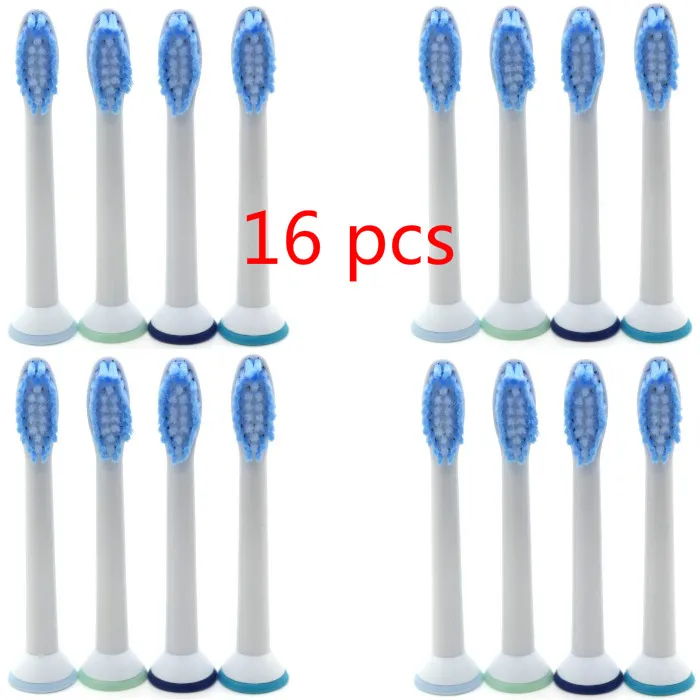 

16pcs HX6014 Toothbrush Heads for Philips Diamond Clean,FlexCare+,FlexCare Healthy White,Easy Clean,ProResult,Sonicare R710