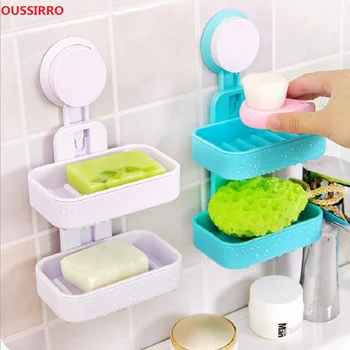 

Hot Shower Corner Shelf Organizer Holder Bath Storage Holders Bathroom Accessory Shower Wall Shelf with Soap Storage Box