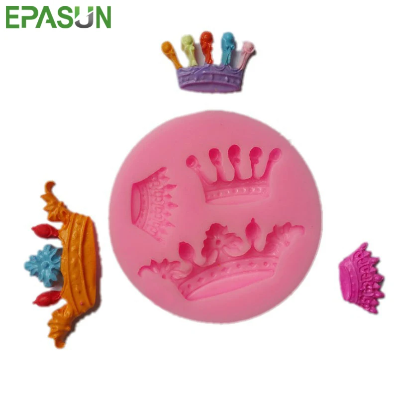 

Crown Shape Silicone Soap Mold Fondant Mold Cake Decorating Mold Chocolate Gumpaste Handmade Sugarcraft