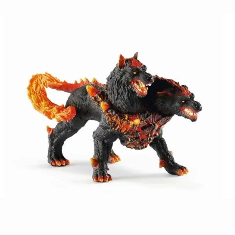 

2018 New Arrival Felhunter Cerberus Helldog Double Head Dog Monster Magic Animal Model Toy 42451