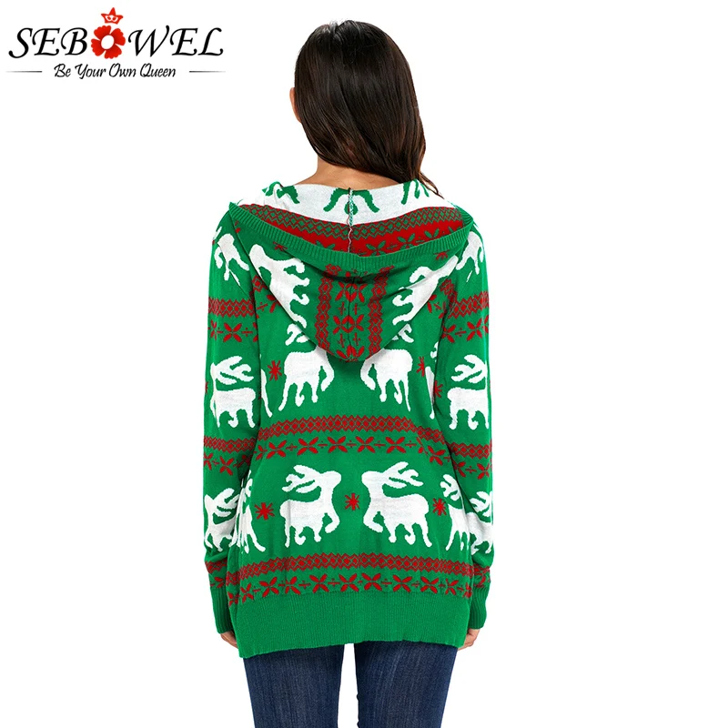 Cute-Christmas-Reindeer-Knit-Green-Hooded-Sweater-LC27785-9-2 
