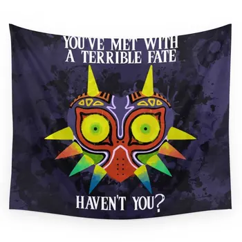 

Majora's Mask Splatter (Quote) Wall Tapestry Wedding Party Gift Bedspread Beach Towel Yoga Picnic Mat
