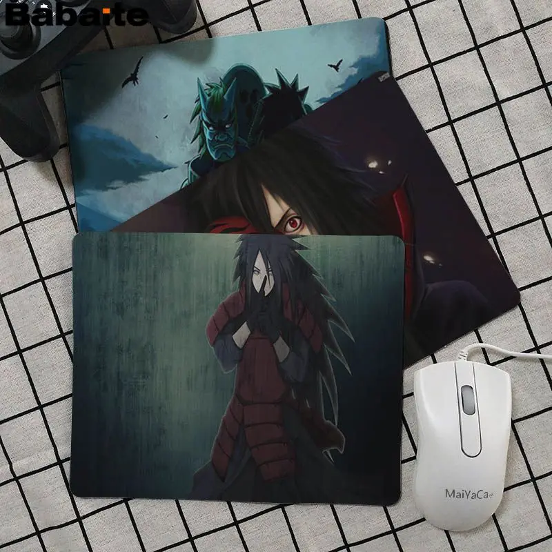 

Babaite New Printed Naruto Uchiha madara High Speed New Mousepad Smooth Writing Pad Desktops Mate gaming mouse pad