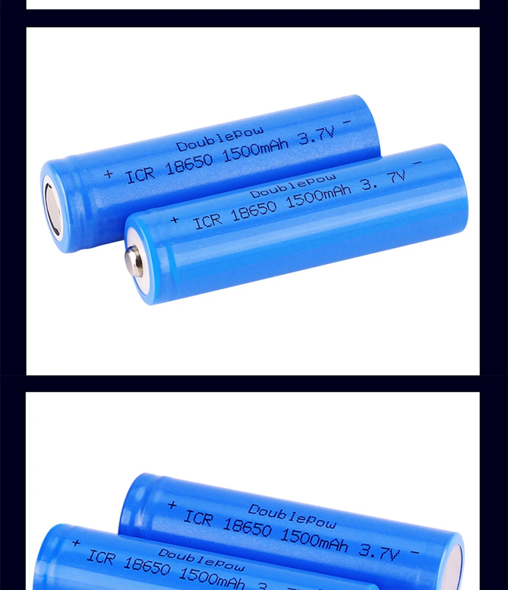 Doulepow 18650 2200 мАч аккумуляторная батарея для фонарика громкоговорителя радио вентилятор и т. Д. Высокое качество Литий-ионные батареи