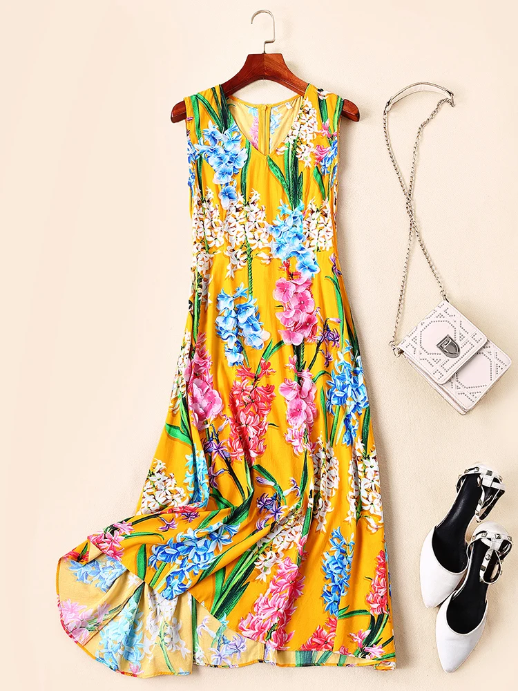 

High quality New Fashion Women 2019 Spring Dress Luxury Brand European Design party style dress WS04547