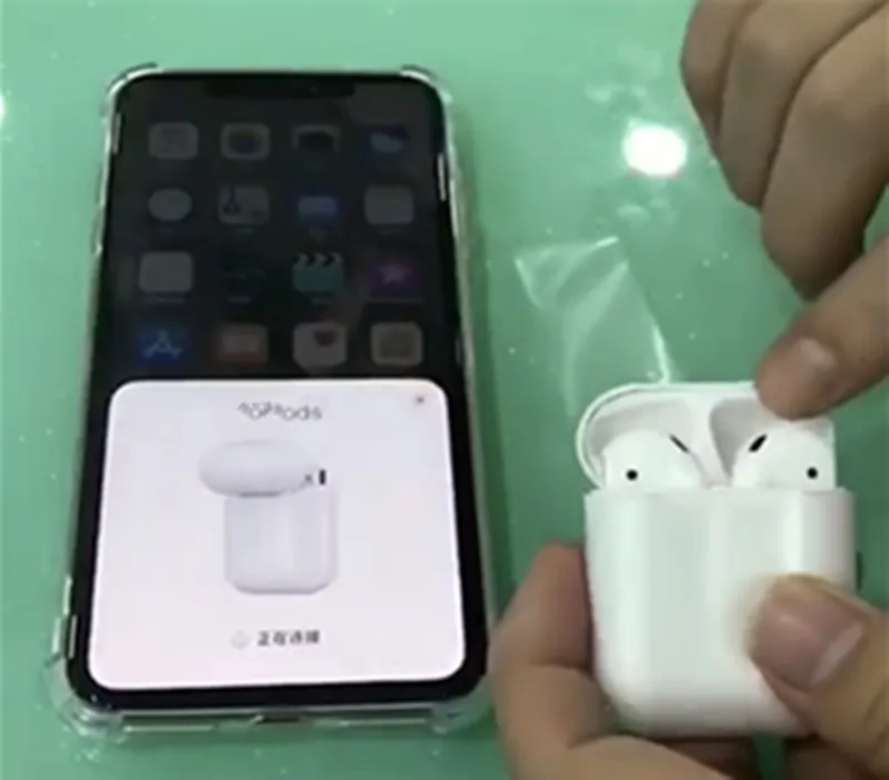 

Newest 1:1 Earphone for Airpods pop up animation automatically connect with Siri Wireless Bluetooth headset