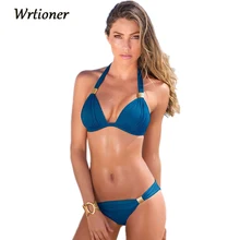 Sexy Top 2018 Da Marca Brasileira Swimsuit Mulheres Bandage Bikini Set Beachwear Fatos de Banho Biquini Natação Desgaste Swimwear Biquíni Feminino