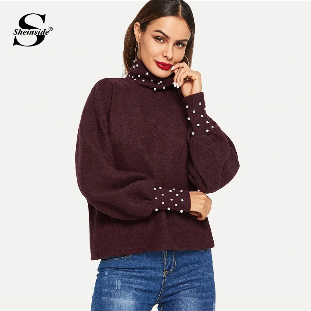 high neck sweter for women