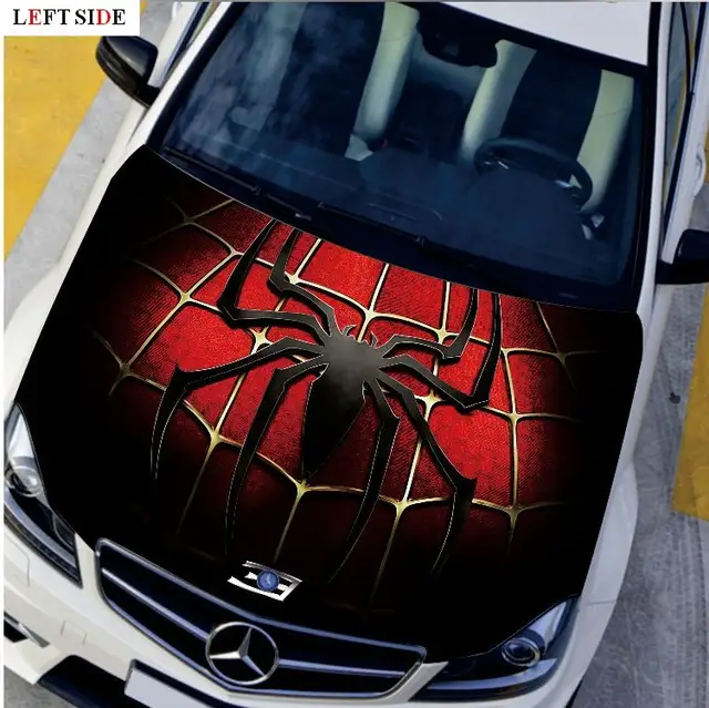 Left Side Car Stickers Hd Many Designs Engine Hood Sticker Cool