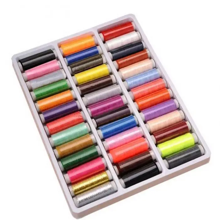Высокая 39 цветов/набор 402 тонкая швейная нить для ручного шитья промышленные станки UEJ