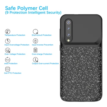

Neng External Cover Backup power bank Charging Capa For Xiaomi Mix2 2s Shockproof Battery Charger Case 5200mAhFor Xiaomi A2 Case
