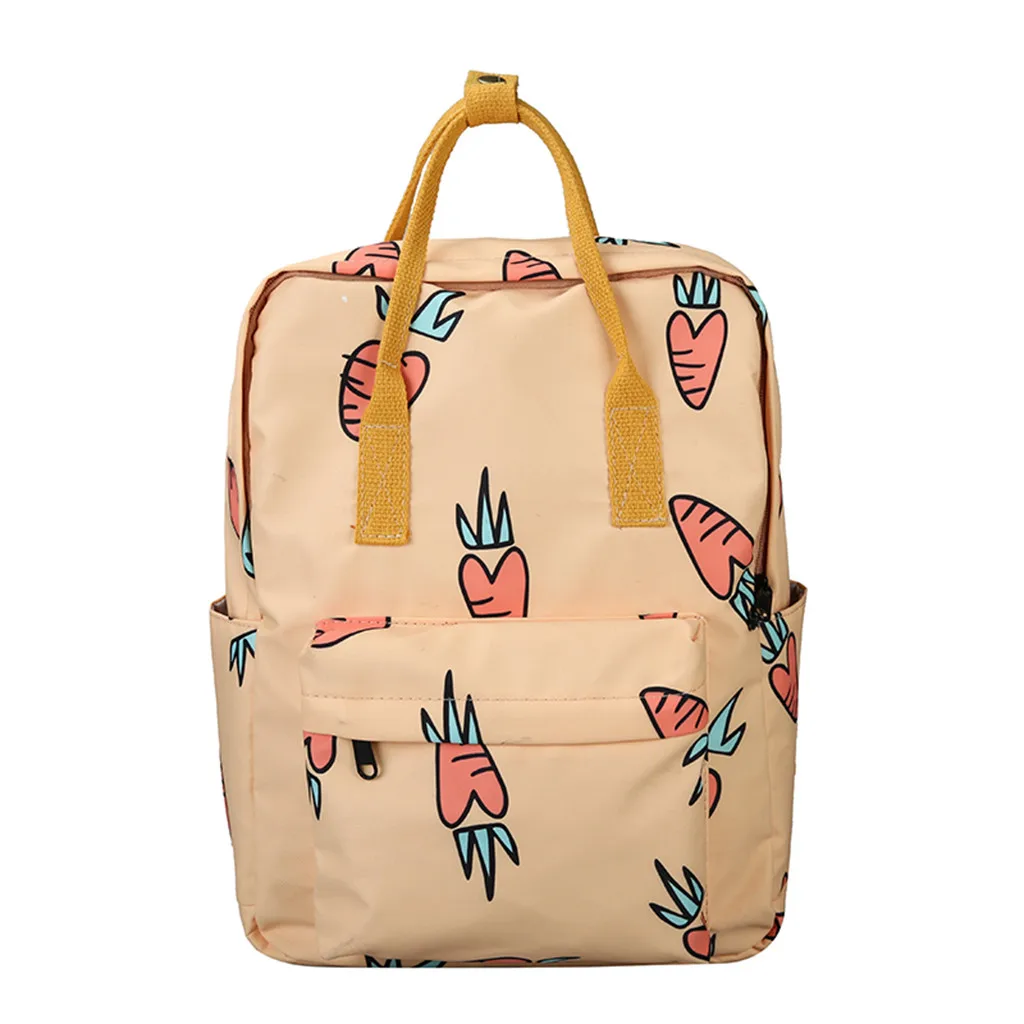 Женский модный рюкзак с фруктовым принтом авокадо, рюкзак с клубникой, повседневный рюкзак для отдыха и путешествий, mochila mujer