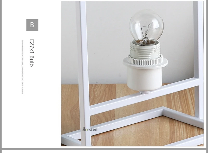 Nordic Modern Simple Fabric Iron Table Lamp E27 Table Lights Bedside Lamps For Bedroom Living Room Study Home Lighting (15)