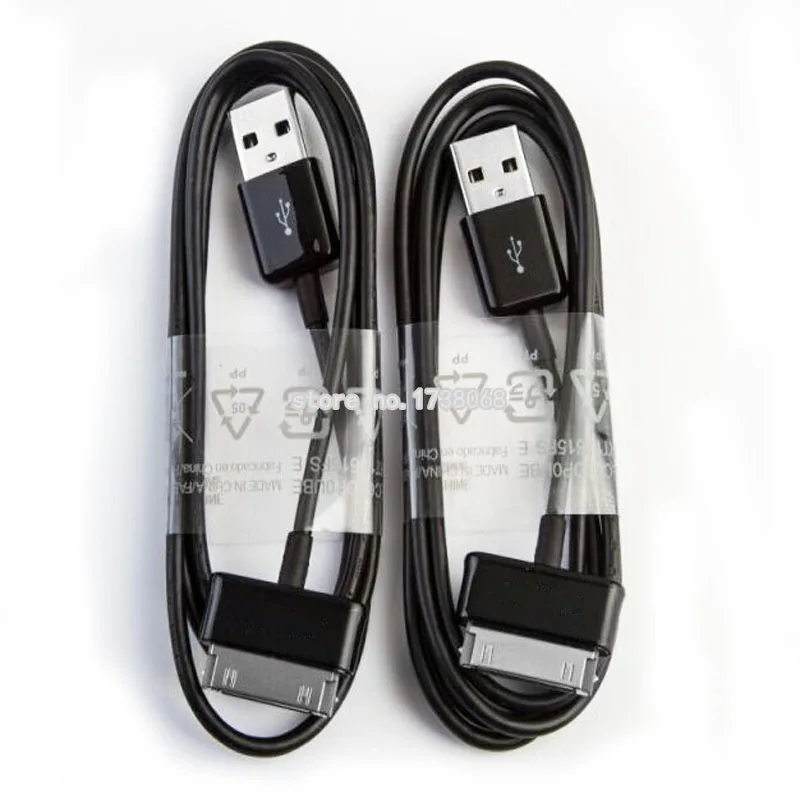 high quality pure copper wire usb data sync charger cable cord for samsung galaxy Tab(GT-P1000) N8000 P5100 P5110 P7510