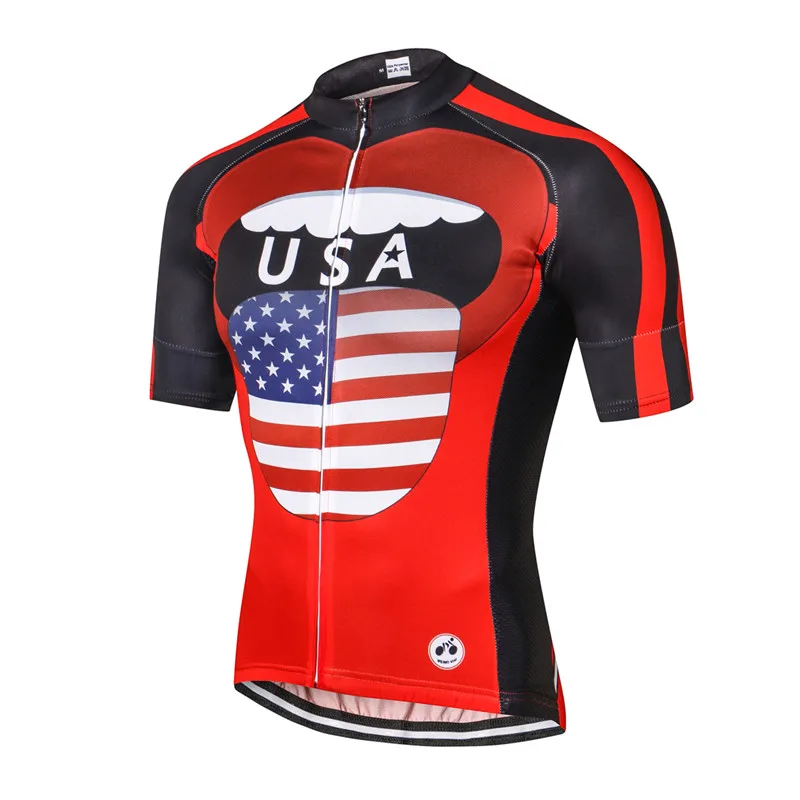 USA UU Pro Team 2017 Cycling Jersey Men Road MTB Bike Jersey Bicycle