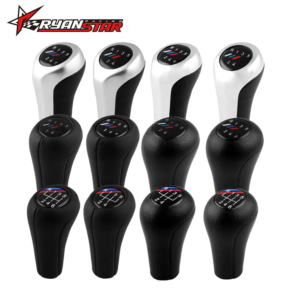 

5 Speed 6 Speed Car Gear Shift Knob For BMW 1 3 5 6 Series M Logo E30 E32 E34 E36 E38 E39 E46 E53 E60 E63E83 E84 E90 E91 SK163