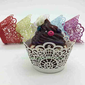 

Wholesale 3000pcs/lot laser cut hollow Cupcake Wrapper Clouds Muffin paper cake cup for wedding party decoration
