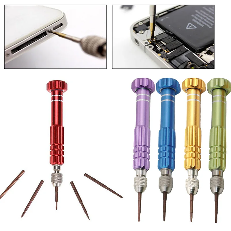 iPhone Samsung Google mobile phone Maintenance and Disassembly Tool Five Star Cross Screwdriver Combination