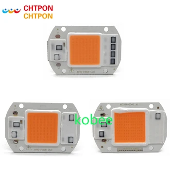 

AC110V 220V COB LED Chip Phyto Lamp Full Spectrum 20W 30W 50W LED Diode Grow Lights fitolampy For Seedlings Indoor