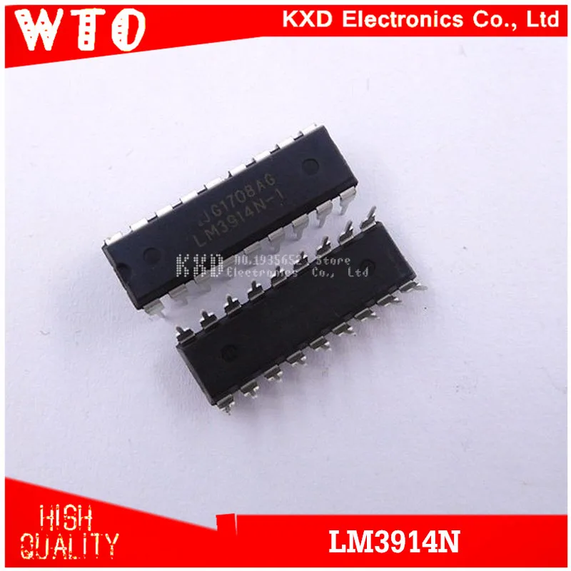 100pcs LM3914N 1 LM3914N LM3914 DIP 18 LED Lighting Drivers Dot/Bar ...