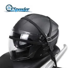ESPEEDER Универсальный 60 см мотоциклетный багажный сетчатый ремень фиксированная эластичная застежка веревка сетка для мотоциклетного шлема Бандаж черный