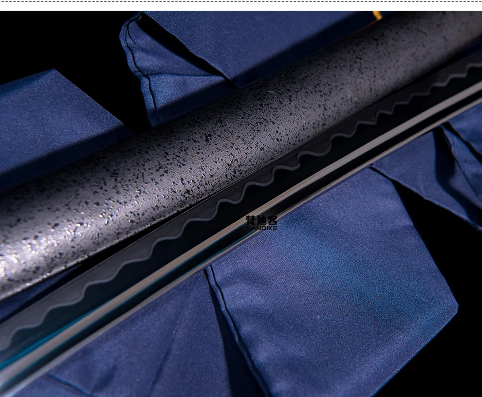 Высокое качество полный китайский меч ручной работы очень острый японский самурайский меч хорошая эластичность Катана черный