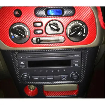 

BBQ@FUKA Red 12"x50" Carbon Fiber Vinyl Car Dashboard Wrap Sheet Roll Film Sticker Decal Sticker Fit for Cruze Focus Golf