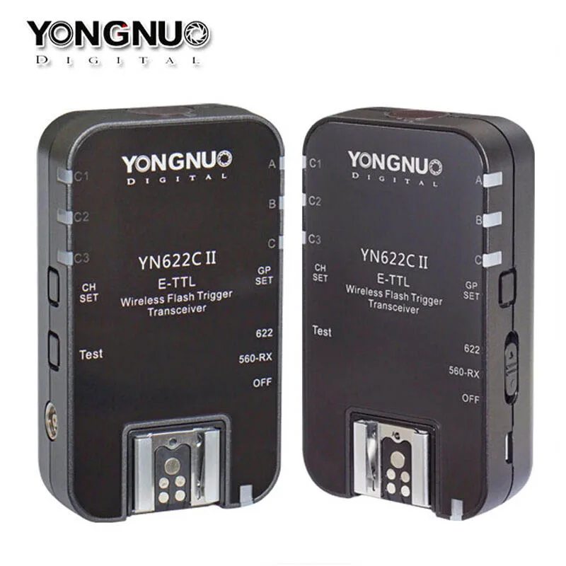 Беспроводной триггер вспышки YONGNUO YN622C II ETTL с HSS 1/8000s для камеры Canon поддержка YN560IV
