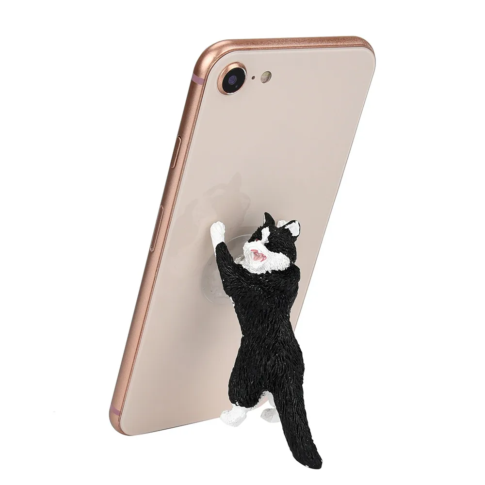 Phone Holder Stand Socket Cute Cartoon Cat Support Smartphone Desk Mobile Stand For Phones Suporte Para Celular