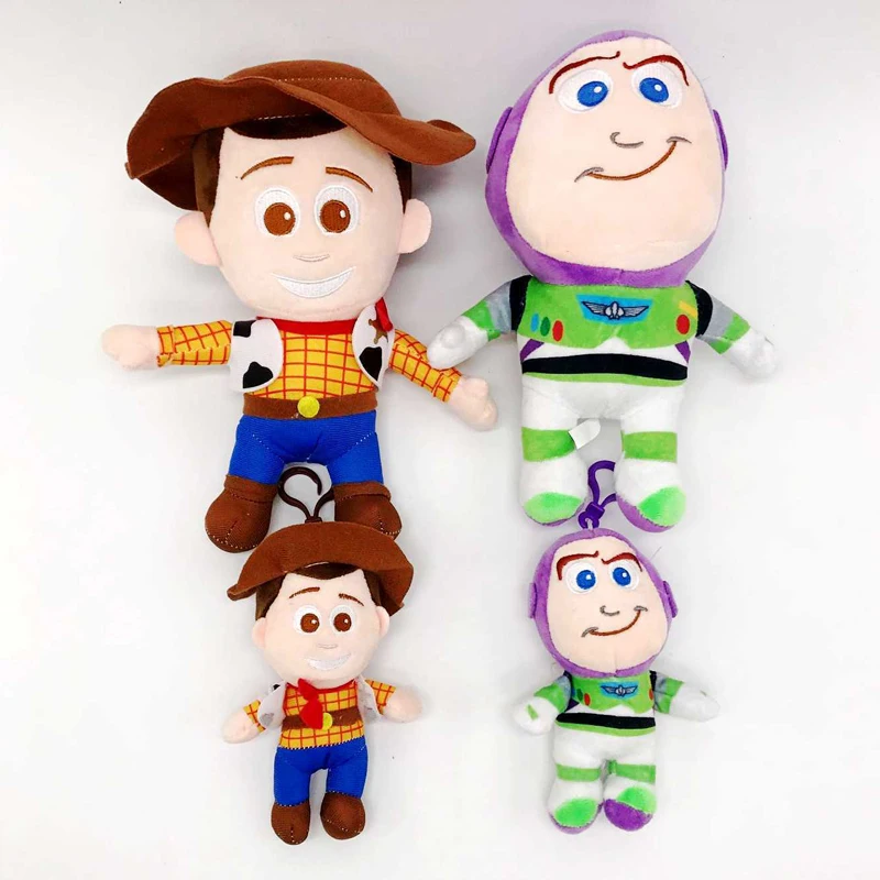 

14-20cm Toy Story 4 Plush Toys Doll Forky Woody Buzz Lightyear Plush Woody Toy Story Pendant Soft Stuffed Toys for Kids