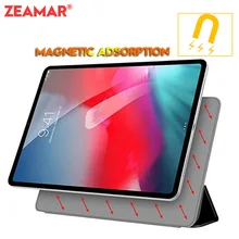 Кожаный чехол для iPad Pro 12,9 11 дюймов роскошный Магнитный Флип смарт-чехол для iPad Pro 12," 11" дюймов противоударный чехол