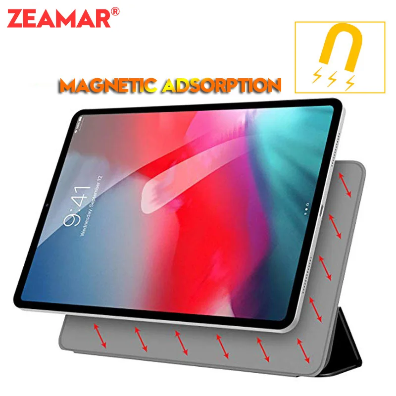 

Leather Case for iPad Pro 12.9 11 inch 2018 Luxury Magnetic Flip Smart Cover for iPad Pro 2018 12.9" 11" inch Shockproof Funda