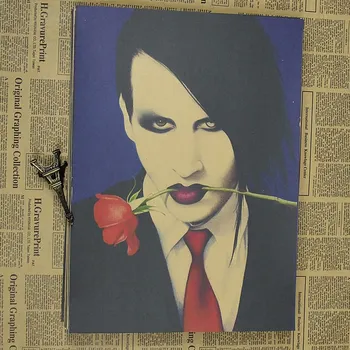 

Marilyn Manson Marilyn Manson retro rock poster poster bar wall stickers