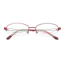 Ультралегкая оправа для очков полурамка женские очки с оправой близорукость металлическая оправа для очков