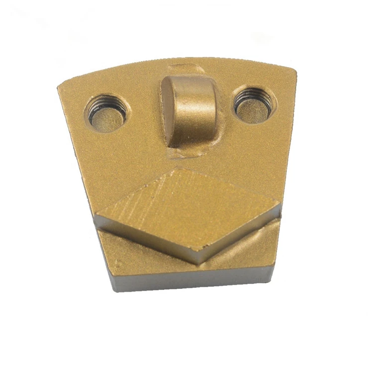 

KT65 PCD Grinding Plates Diamond Grinding Disc with Half PCD in Two Pins Redi Lock Blank for Epoxy Coating Removal 12PCS