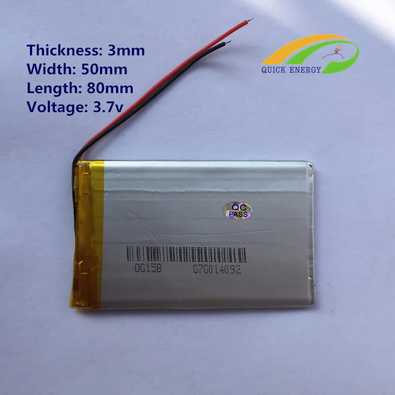 3.7 В 305080 325080 1200 мАч MP3 MP4 GPS Tablet PC | Электроника