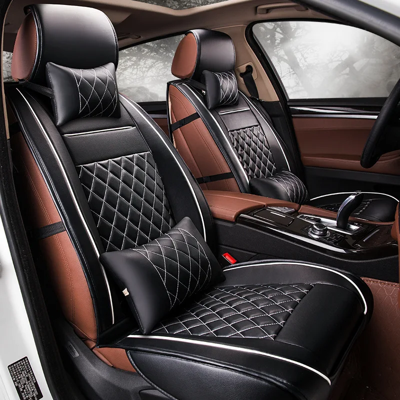 

DINGDIAN 2 Front seats Universal Automobiles Car Seat Cover Fit for SUZUKI TATA TOYOTA UAZ VW-VOLKSWAGEN VOLVO Lada car-styling