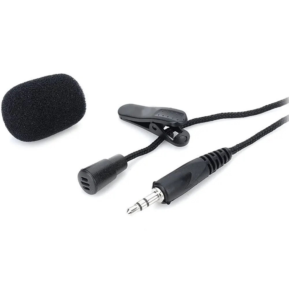 

Unique 3.5mm New Portable Tie Lapel Clip Microphone Unidirectional Condenser Mic for special recording exclusive interviews