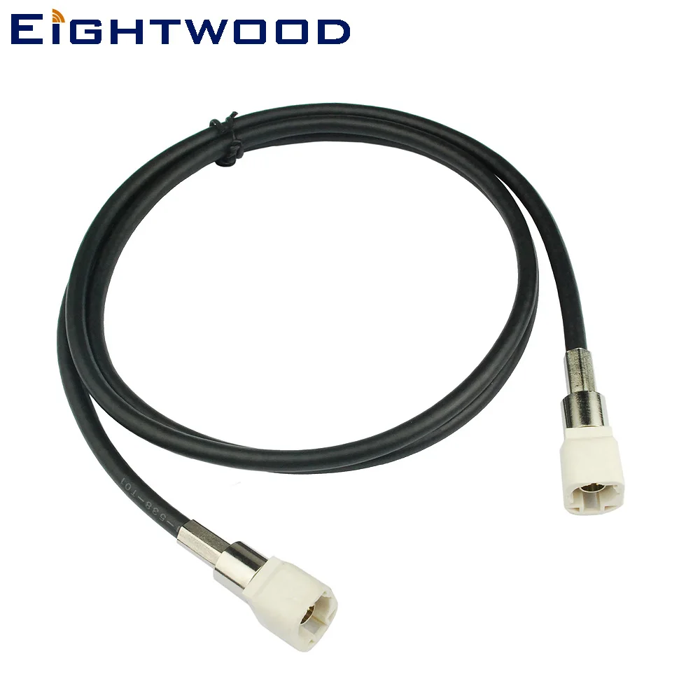 Eightwood 10 шт. Новая высокоскоростная передача автомобиля FAKRA HSD B белый разъем LVDS 3m