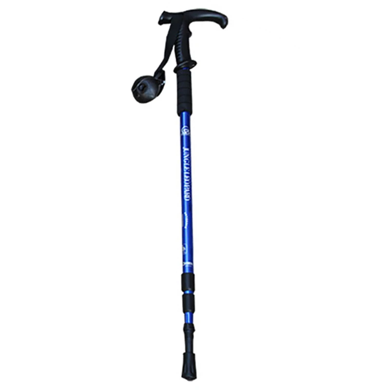 Ultraligero bastón para ancianos fuerte telescópica Trekking, senderismo caña bastón para viejos con puntas de goma Ultraligero bastón para ancianos fuerte telescópica Trekking, senderismo caña bastón para viejos con puntas de goma