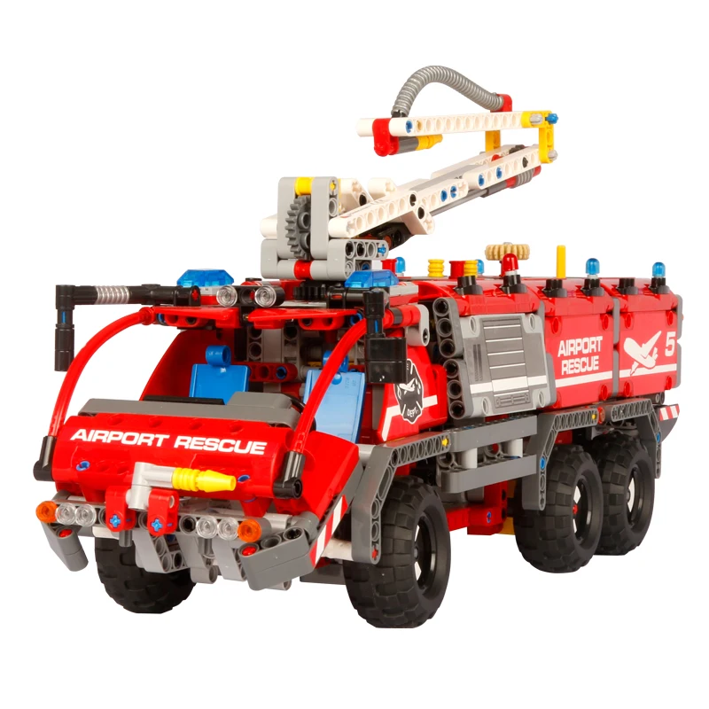 Model Building Blocks kits toys City Rescue Vehicle compatible with legoing Technic Series Educational toys hobbies for children Model Building Blocks kits toys City Rescue Vehicle compatible with legoing Technic Series Educational toys hobbies for children