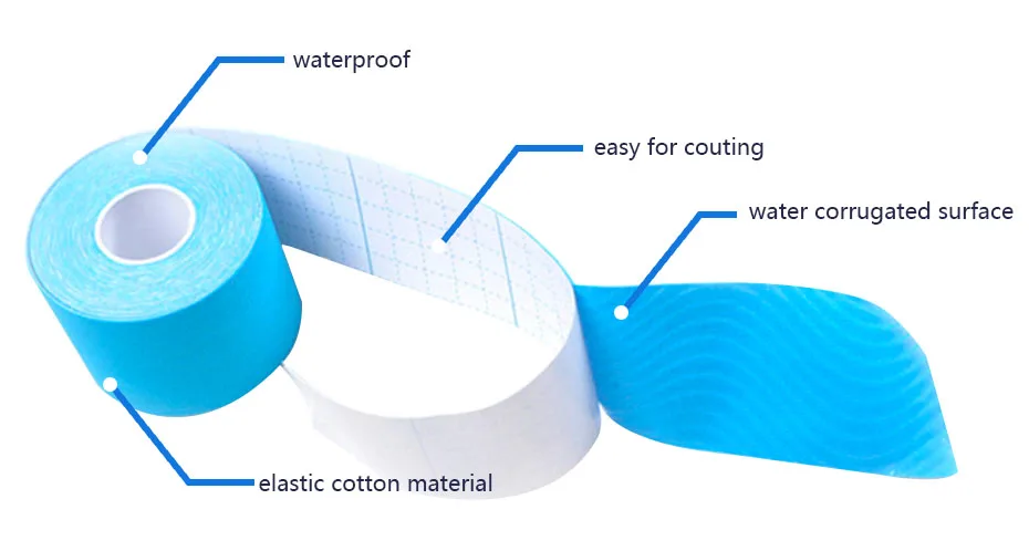 Атлетическая лента для мышц 5 м x 5 см спортивная кинезиологическая лента для спортивной ленты эластопласт футбольный наколенник спортивный пластырь для мышц наклейка