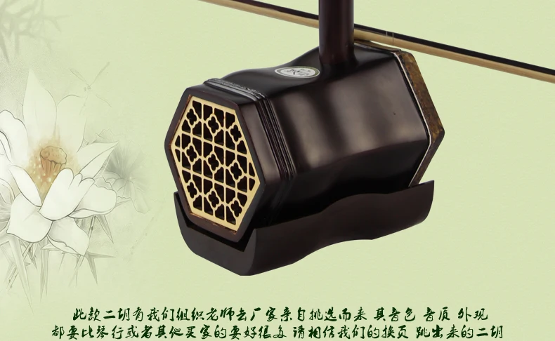 Китайские erhu национальные музыкальные инструменты Две Струны для скрипки палисандр с сумкой лук отправить самоисследования книги urheen и аксессуары