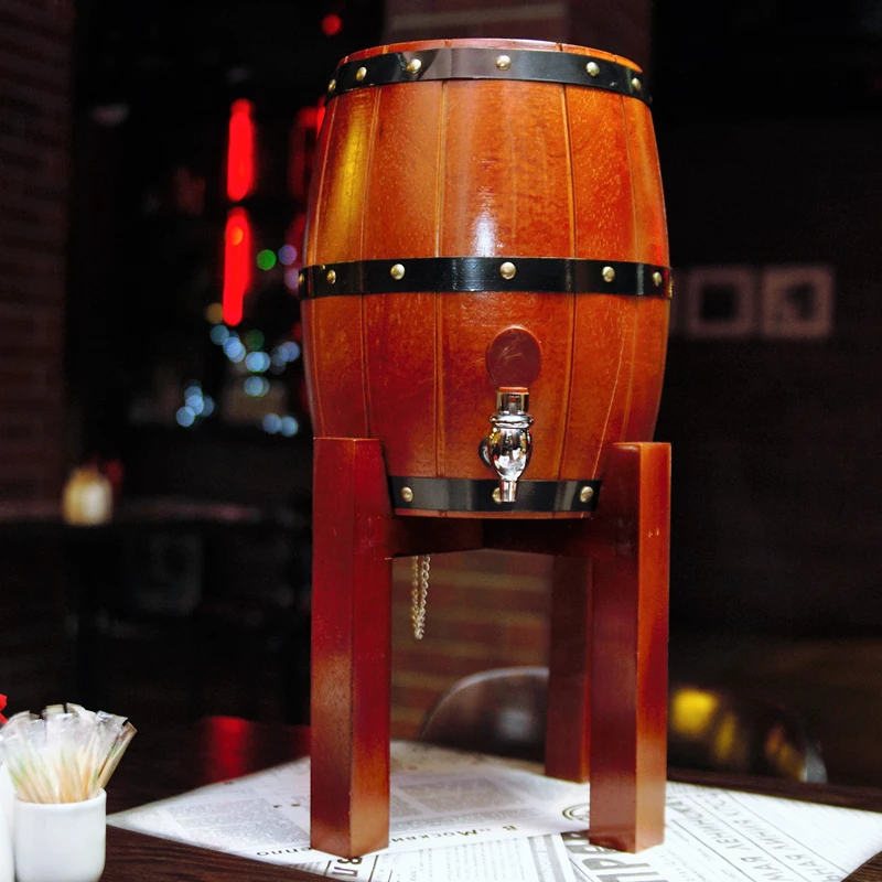 3 Liters OAK Wooden Beer Barrel BT23in Bar Sets from Home & Garden on Alibaba